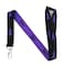 Vinylcation Purple Awareness Ribbon Lanyard for Supporting Alzheimers Fibromyalgia Lupus Epilepsy and Many More Great Causes Keychain and ID Holder for Keys or Badge Durable Woven Polyester
