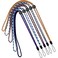 YOUOWO 5 Pack 5 Colours Adjustable Lanyards Neck Strap Lanyard For Keys Pen Phone ID Badges Holder