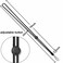 YOUOWO 6 Pack Lanyards Adjustable Neck Black Lanyard For Pen Phone ID Badges Holder Keys Office Name Badges ID Card USB Whistles