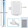 YOUOWO 7 Pack Lanyards With Vertical ID holderFor Office Keys Women Kid ID BadgesSafety Breakaway 7 Colours LanyardBlueGreyBlackGreenPinkYellowPurple