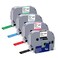 TITBIT 4 Pack Compatible with Brother Label Maker Tape 12mm 047 Laminated TZe 335 435 535 735 White on BlackRedBlueGreen for P Touch Label Maker PTD210 PTH110 PTD600