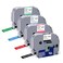 TITBIT 4 Pack Compatible with Brother Label Maker Tape 12mm 047 Laminated TZe 335 435 535 735 White on BlackRedBlueGreen for P Touch Label Maker PTD210 PTH110 PTD600