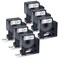 Unismar 6X Replace for Dymo D1 Label Tape 45013 for Dymo Label Maker Refills D1 A45013 S0720530 Work with DYMO LabelManager 160 280 360D 420P 210D PnP Label Maker Tape 12 Inch x 23 Feet Black on White