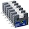 Absonic TZ121 9mm 035 Laminated Clear Label Tape Replacement for Brother TZe121 TZe Tape 38 inch Black on Clear Tape for Ptouch Label Maker PTD400 PTD600 PTD210 PTH110 PTH100 PTD220 6Pack