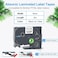 Absonic TZ121 9mm 035 Laminated Clear Label Tape Replacement for Brother TZe121 TZe Tape 38 inch Black on Clear Tape for Ptouch Label Maker PTD400 PTD600 PTD210 PTH110 PTH100 PTD220 6Pack