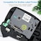 Absonic TZ121 9mm 035 Laminated Clear Label Tape Replacement for Brother TZe121 TZe Tape 38 inch Black on Clear Tape for Ptouch Label Maker PTD400 PTD600 PTD210 PTH110 PTH100 PTD220 6Pack