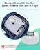Anycolor M131 PTM95 Clear Tape Replacement for Brother PTouch M Tape MK131 M131 MK131 12mm 047 Clear for Brother PTouch PTM95 PT70BM PT90 PT70 PT65 PT45 Label Maker 4Pack