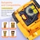 AONOMI Aonomi Compatible with DYMO 18054 Rhino Heat Shrink Tube 38 Yellow Use with DYMO Rhino 5200 4200 5000 6000 Industrial Label Maker Black on Yellow 38 x 493Pack