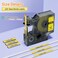 AONOMI Aonomi Compatible with DYMO 18054 Rhino Heat Shrink Tube 38 Yellow Use with DYMO Rhino 5200 4200 5000 6000 Industrial Label Maker Black on Yellow 38 x 493Pack