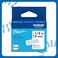 Brother Genuine PTouch Btag BTAG233 Blue on White Label Tape 12in by 131ft 12mm x 4m Works Only with PTN10 PTN20 PTN25BT Label Makers