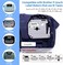 Buyalot Compatible Label Tape Replacement for Brother P Touch MTape MK131 MK131 MK231 Work with Brother Ptouch PT90 PTM95 PT45 PT65 047 Inch12mm 262 Feet8m Black on WhiteClear 4Pack