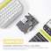 COLORTY Replacement for Brother PTouch Label Maker Tape TZe 12mm 047 Laminated Compatible with Brother P Touch Label Maker PTD210 PTH110 PTD400AD PTP710BT TZe231 Pastel Tape Cassette 6 Pack