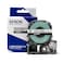 LABELWORKS Epson 218BWPX Genuine PET Polyester Tape Cartridge Black on White Industrial Label Maker Tape 34 18MM Wide 30 ft