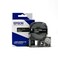 LABELWORKS Epson 218WBPX Genuine PET Polyester Tape Cartridge White on Black Industrial Label Maker Tape 34 18MM Wide 30 ft
