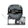 LABELWORKS Epson 218WBPX Genuine PET Polyester Tape Cartridge White on Black Industrial Label Maker Tape 34 18MM Wide 30 ft