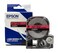 LABELWORKS Epson 224BRPX Genuine PET Polyester Tape Cartridge Black on Red Label Maker Tape 1 24MM Wide 30