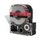 LABELWORKS Epson 224BRPX Genuine PET Polyester Tape Cartridge Black on Red Label Maker Tape 1 24MM Wide 30