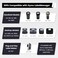 Freshworld 5Pack Replacement for Dymo D1 Label Tape White on Black 45021 S0720610 Permanent Polyester Tapes12 Inch12mm x 23Ft7mfor Dymo LabelManager PnP 160 210D 260P 280 360D 420P Label Maker