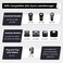 Freshworld 5Pack Replacement for Dymo D1 Label Tape White on Black 45021 S0720610 Permanent Polyester Tapes12 Inch12mm x 23Ft7mfor Dymo LabelManager PnP 160 210D 260P 280 360D 420P Label Maker