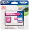 TZe Tapes Genuine Brother 12 12mm White on Berry Pink TZe PTouch Tape for Brother PT2500PC PT2500PC Label Maker