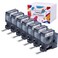 hehua Hehua 7 Pack 45013 Maker Tape Compatible with Dymo D1 Label Maker Refills S0720530 12 Inch x 23 Ft Black on White Labeling Tape for Label Manager 160 280 450 210D 360D 420P 260P 450D