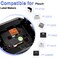 KCMYTONER 2 Pack Compatible for P Touch TZeB31 TZB31 Laminated Label Maker Tape 12mm 047 Black on Fluorescent Orange Tape for PTD200 PTD210 PTH100 PTD400