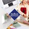 Wonfoucs Label Maker Clear Tape Replacement for Dymo Label Maker Refills Clear 12 x 13 Compatible with Dymo Letratag Refills Transparent Plastic Tape Work with LT100T LT100H QX50 4Pack