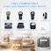 Label Orison Compatible with Dymo D1 Label Tape 12mm Color Combo Set 45010 45013 45016 45017 45018 45019 for LabelManager 160 280 210D 420P PnP 360D 12 W x 23 L 6 Pack