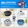 Label Orison Compatible with Dymo Label Maker Refill 16952 Clear Plastic Label Tape for Dymo LetraTag Refills LetraTag Plus LT100H LT100T 200B12 x 1312mmx4m Black on Clear 2Pack