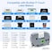 Label Orison TZe221 Compatible with Brother PTouch Label Tape TZ221 TZ TZe Tape 9mm Laminated Label Maker for PTH110 PTD210 PTD400 PT1290Black on White9mm38 inch x 8m 262ft5PK
