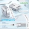 Labelife MK231 PTM95 Label Tape Replace for Brother M Tape P Touch MK231S M231 MK231 M231 12mm 047 Inch for Brother PTouch PTM95 PT65 PT80 PT70 PT45 PT90 Label Makers Black on White 4 Pack