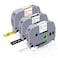 Lonitul 3Pk 12mm TZ Labels Tape Compatible with Brother Ptouch TZe231 335 831 Label Maker Tape 12mm 047 Laminated WhiteBlackGold Work for Brother Ptouch Label Maker PTD200 PTD400 PT1280 PT1880