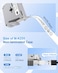 Lonitul MK231s Label Tape Replacement for Brother P Touch M Tape 12mm 047 White MK231 MK231 Compatible with Brother PTM95 PT90 PT80 PT70 PT65 PT45 Label Maker 12mm x 8m