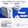 BOYEEZON MK131 M Tape Replace for Brother P Touch MK131S M131 MK131 PTM95 PTouch Plastic Label Clear Tape 12mm 047 for Brother PTouch PT65 PT80 PT70 PT45 PT90 Label Makers 3 Pack