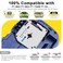 BOYEEZON MK231 PTM95 Label Tape Replace for Brother M Tape P Touch MK231S M231 MK231 M231 12mm 047 Inch for Brother PTouch PTM95 PT65 PT80 PT70 PT45 PT90 Label Makers Black on White 5 Pack