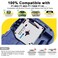 BOYEEZON MK231 PTM95 Label Tape Replace for Brother M Tape P Touch MK231S M231 MK231 M231 12mm 047 Inch for Brother PTouch PTM95 PT65 PT80 PT70 PT45 PT90 Label Makers Black on White 5 Pack