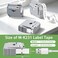 BOYEEZON MK231 PTM95 Label Tape Replace for Brother M Tape P Touch MK231S M231 MK231 M231 12mm 047 Inch for Brother PTouch PTM95 PT65 PT80 PT70 PT45 PT90 Label Makers Black on White 5 Pack