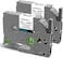 Oozmas Compatible Label Tape Replacement for TZe135 TZ135 Compatible with Brother PTouch White on Clear Tape 12 Inch 262 Feet for PTD210 PTD220 PTH110 Label Maker Refills 2 Pack