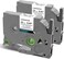 Oozmas Compatible Label Tape Replacement for TZe135 TZ135 Compatible with Brother PTouch White on Clear Tape 12 Inch 262 Feet for PTD210 PTD220 PTH110 Label Maker Refills 2 Pack