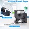 Pristar Compatible Label Tape Replacement for Dymo D1 40913 S0720680 Black on White 9mm Standard Label Tape for Dymo LabelManager 160 210D 280 360D 420P PnP 450 Duo 38 in x 23 Ft 3Pack