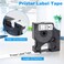 Pristar Compatible Label Tape Replacement for Dymo D1 40913 S0720680 Black on White 9mm Standard Label Tape for Dymo LabelManager 160 210D 280 360D 420P PnP 450 Duo 38 in x 23 Ft 3Pack
