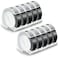 Pristar Replacement 3D Plastic 9mm Embossing Tapes 38 x 98 Compatible for Dymo Embossing Label Maker Organizer Xpress 12965 Xpress Pro 12966 Office Mate II 154000 White Print on Black 10Pack