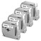 Greateam Replacement for Brother M Tape 9mm MK221 M221 MK221 MK221s Compatible with Brother P Touch PTM95 PT70BM PT70 PT65 PT80 PT90 Label Makers 38Inch 9mm x 8m Black on White 4Pack