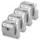 Greateam Replacement for Brother M Tape 9mm MK221 M221 MK221 MK221s Compatible with Brother P Touch PTM95 PT70BM PT70 PT65 PT80 PT90 Label Makers 38Inch 9mm x 8m Black on White 4Pack