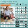 TITBIT Compatible Orange Label Tape Replacement for Brother P Touch TZ Tape 12mm 047 TZeB31 Laminated Black on Fluoresent Orange Tze B31 for P Touch PTD600 PTD400AD PTH110 PTD2202Pack