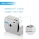 UNOKA Compatible for Brother Ptouch M Tape Clear M131 MK131 MK131 12mm 047 Black on Clear Label Tape Work for PT65 PT85 PTM95 PT90 PT70 Label Makers 3 Pack