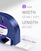 UNOKA Compatible for DYMO Clear Plastic Label Refill 12 x 13 12mmx4m Letratag Label Maker Transparent Tape 16952 S0721530 for Dynamo Letra Tag XR 200B LT100H LT100T Plus QX50 Black on Clear 4 Pack