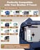 Weemay 7 Pack MK231S Compatible for Brother Label Tape 12mm 047 Inch Black on White MK231 MK231 M231 M231 Plastic Labeling Tape for PTouch PT90 PT80 PT70 PT85 PTM95 PT65 Label Maker