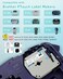 Womiten MK231 PTouch M Tape 12mm 047 White Replace for Brother Label Maker Refills MK231s MK231 M231 Label Tape for P Touch PTM95 PT90 PT80 PT70 PT65 PT55 PT45 5PK
