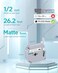 Womiten MK231 PTouch M Tape 12mm 047 White Replace for Brother Label Maker Refills MK231s MK231 M231 Label Tape for P Touch PTM95 PT90 PT80 PT70 PT65 PT55 PT45 5PK